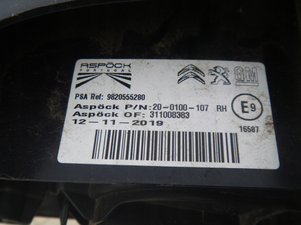 фото №10, Opel combo e peugeot rifter citroen berlingo toyota proace city лампа задня