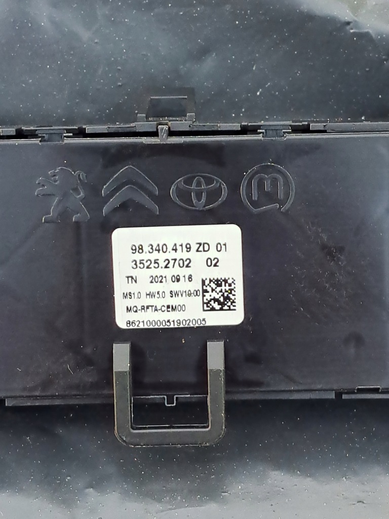 фото №3, Панель klimatronica berlingo iv rifter combo 983404419zd