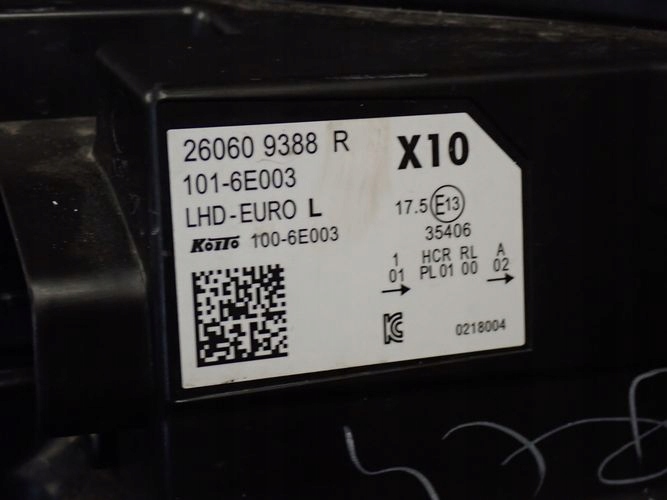 фото №11, Renault zoe pure vision led lift 19- фара лівий лампа ліва