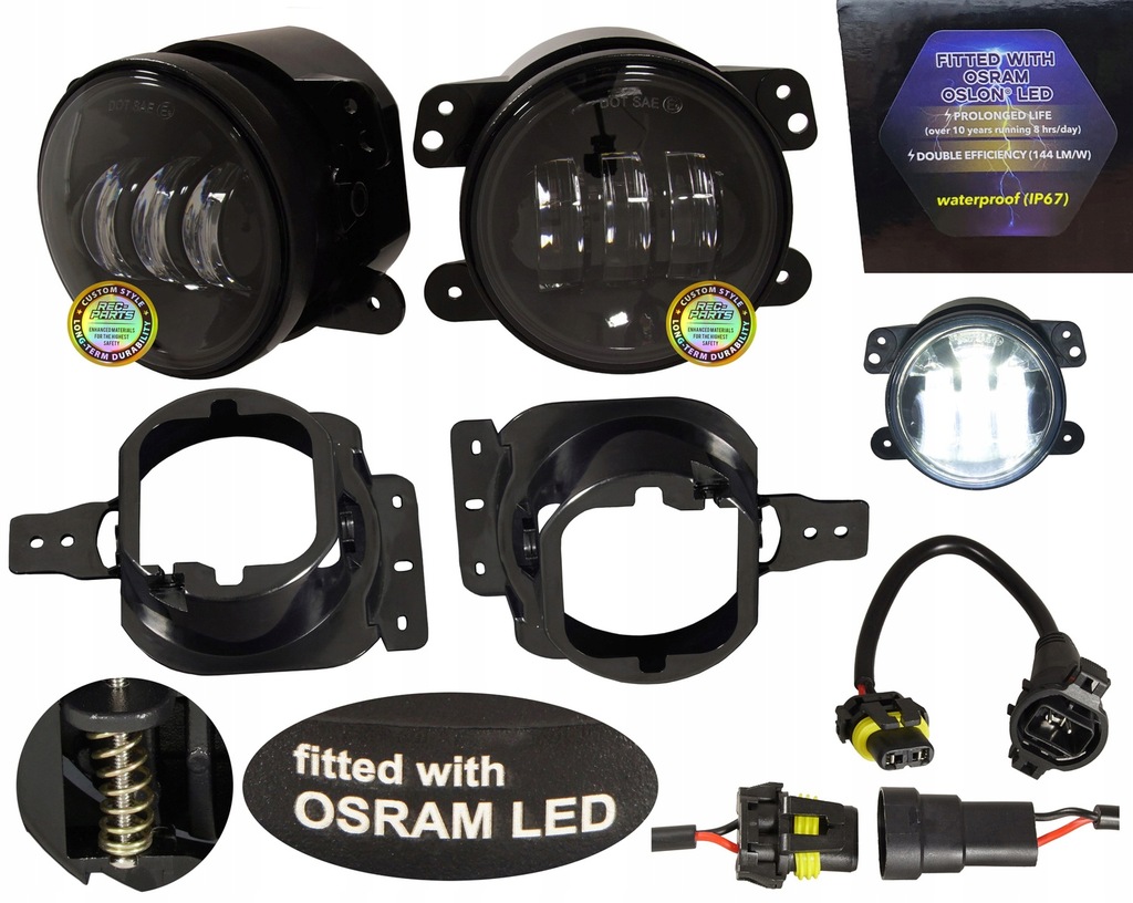 фото №1, Фары лампы боковой led osram do jeep wrangler jl jlu / gladiator 18-25