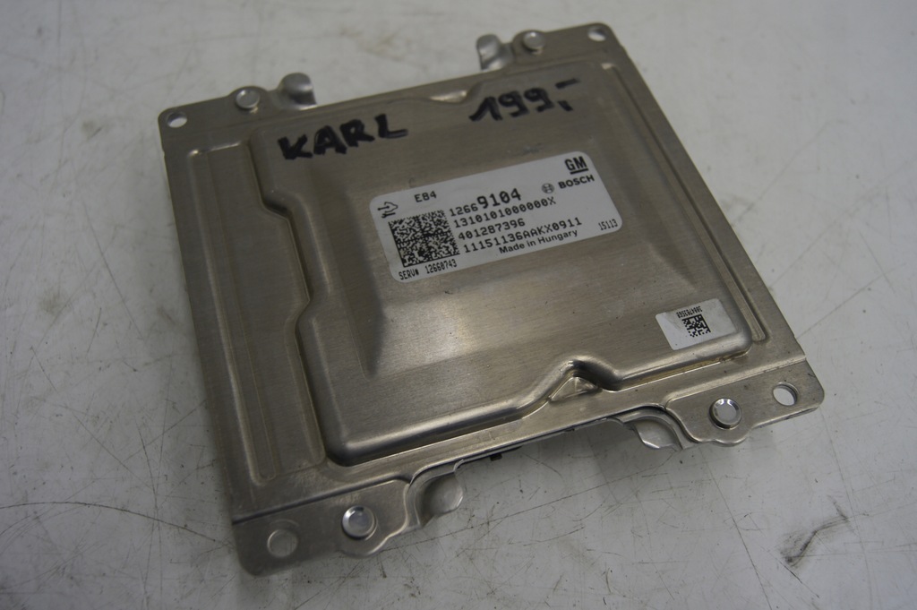 фото №1, Opel karl 1.0 блок управления двигателя модуль