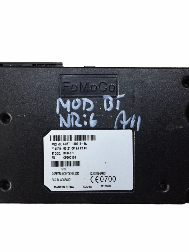 фото №11, Ford focus mk3 модуль блок керування інтерфейс bluetooth