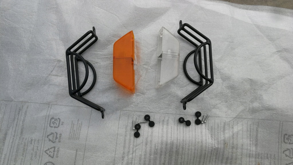 фото №11, Защита решётки защитное na поворотники боковой mercedes sprinter vario vw lt t1