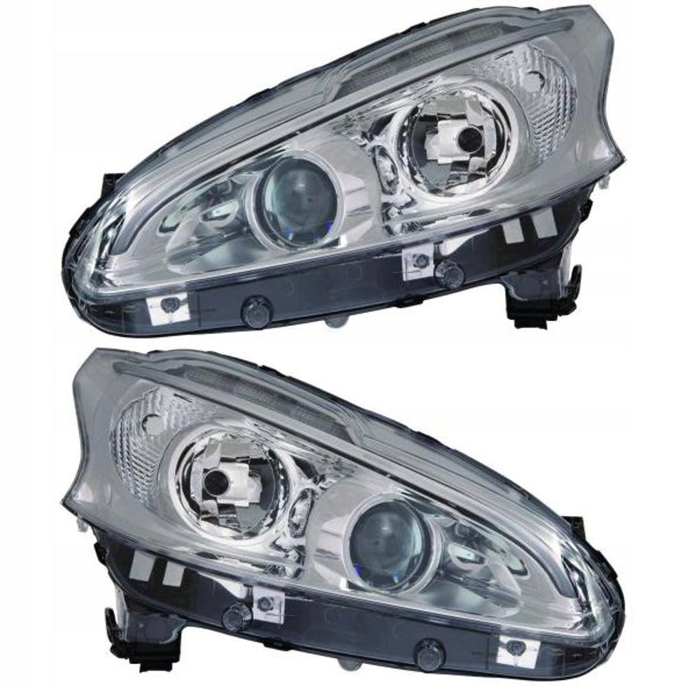 фото №1, Фары лампы peugeot 208 '12- набор левая+ правая