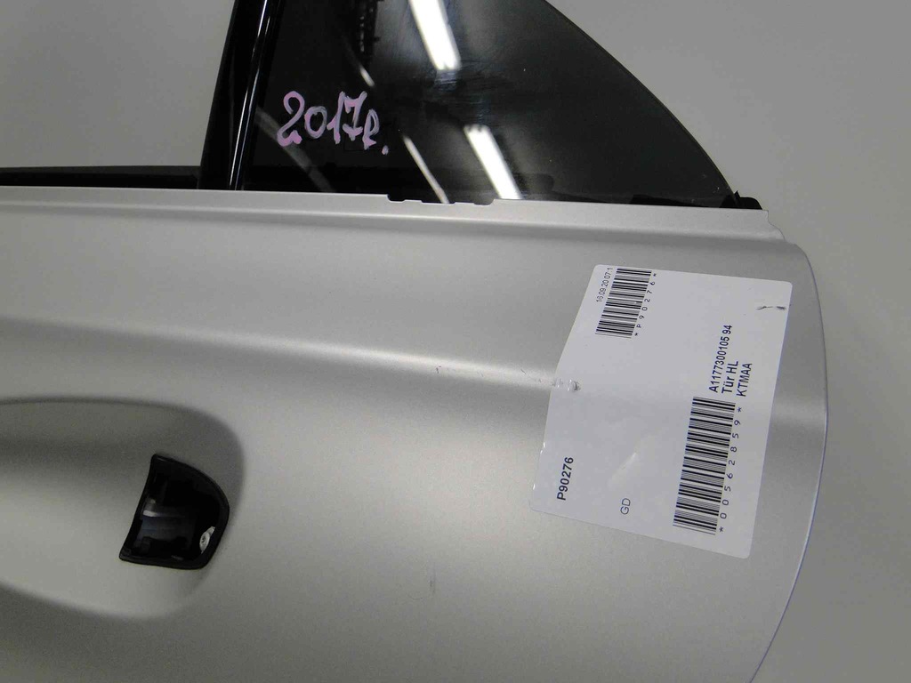 фото №8, Mercedes cla 117 дверь левая задние серебристый mat