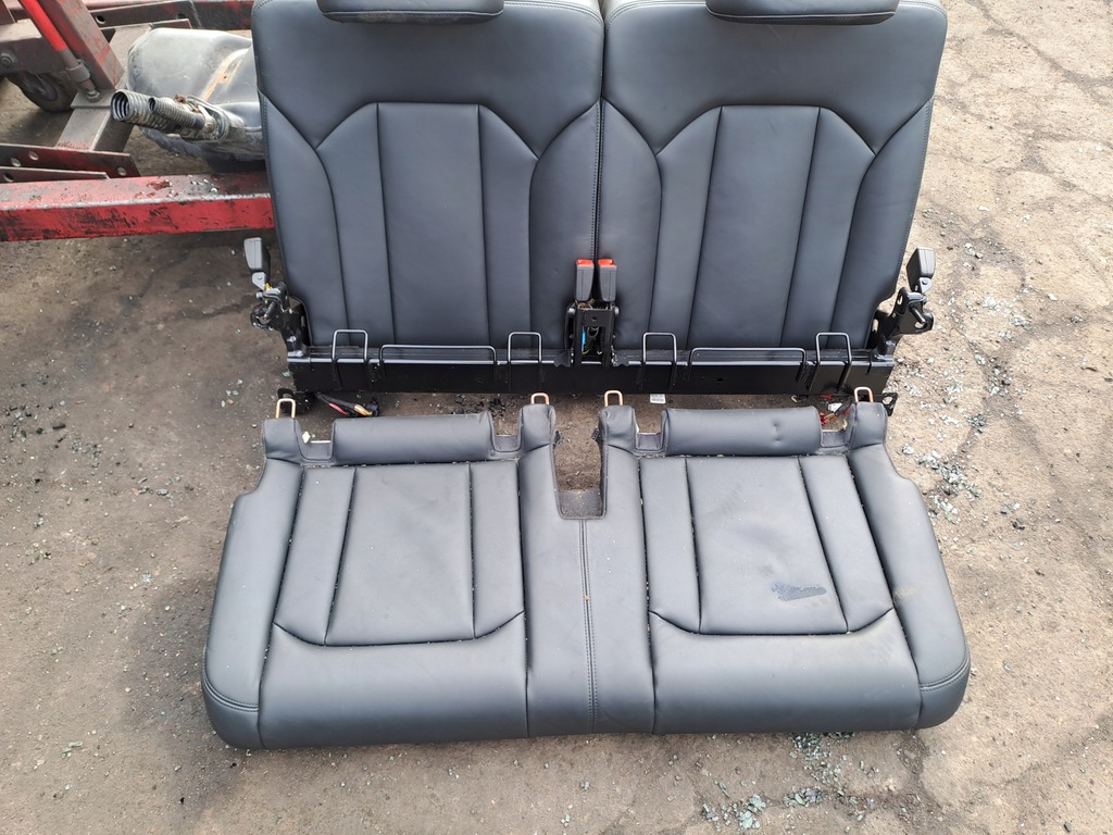 фото №13, Audi q7 4m 16r s-line сиденья заднее сиденье обшивки кожа подогрев 7 легковые