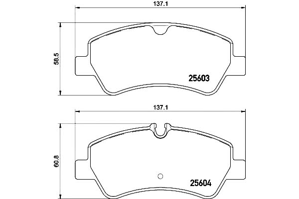 фото №1, Hella тормозные колодки тормозные ford tourneo custom 2.2 tdc