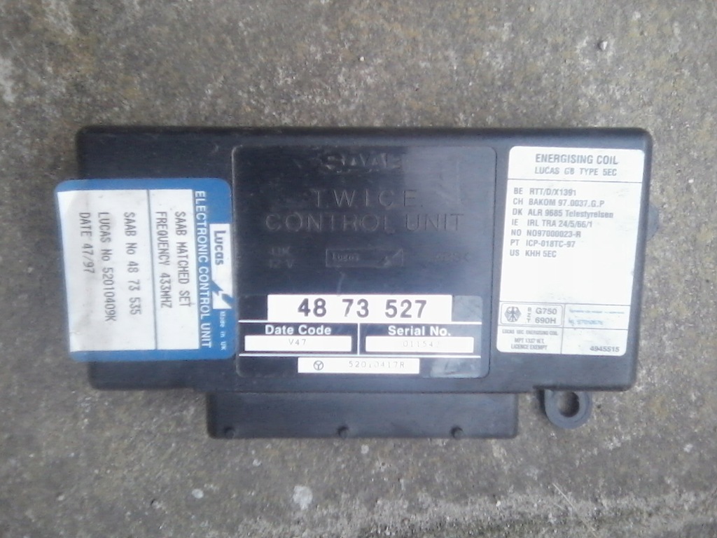 фото №1, Saab 9-5 модуль комфорта 4873527