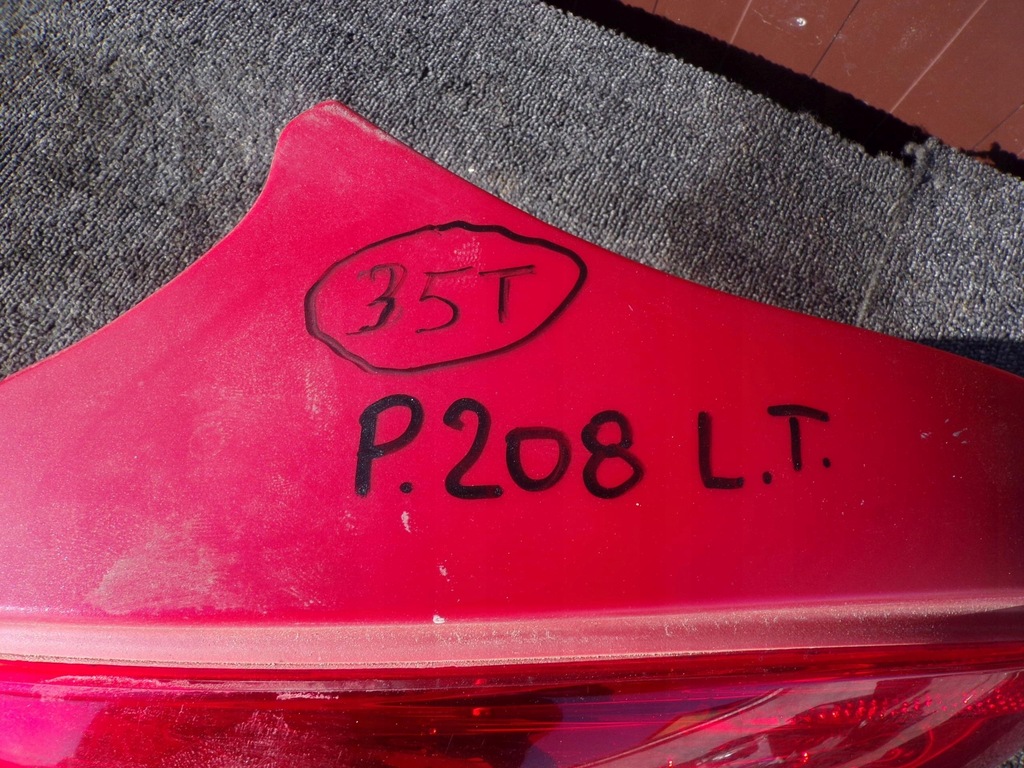 фото №9, Лампа лівий задня peugeot 208 led