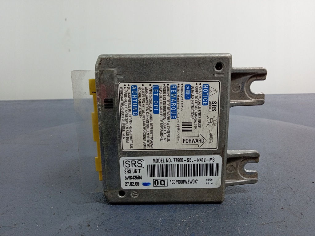 фото №7, Honda city iv 05- подушки безопасности ремни датчик комплект eu