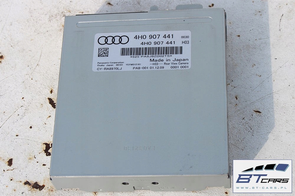 фото №7, Audi a8 камера заднього виду задня + модуль блок керування 4h0907441 комплект камери задні