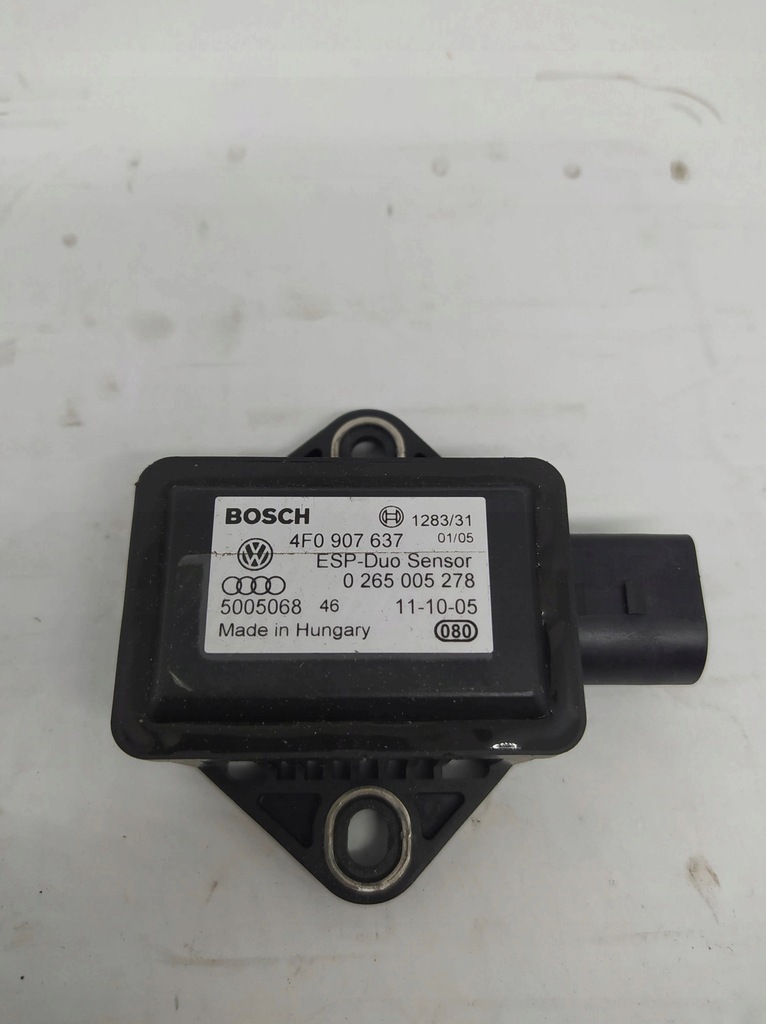 фото №1, Датчик модуль esp audi a6 c6 4f0907637