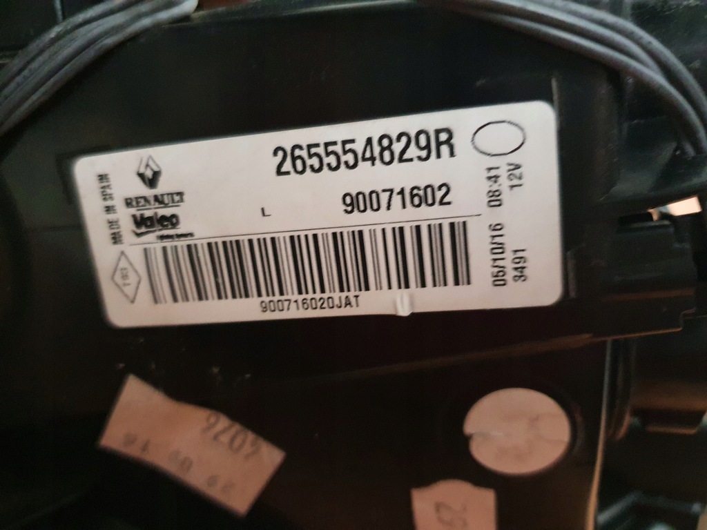 фото №8, Лампа задняя w крыло левая megane iv hb