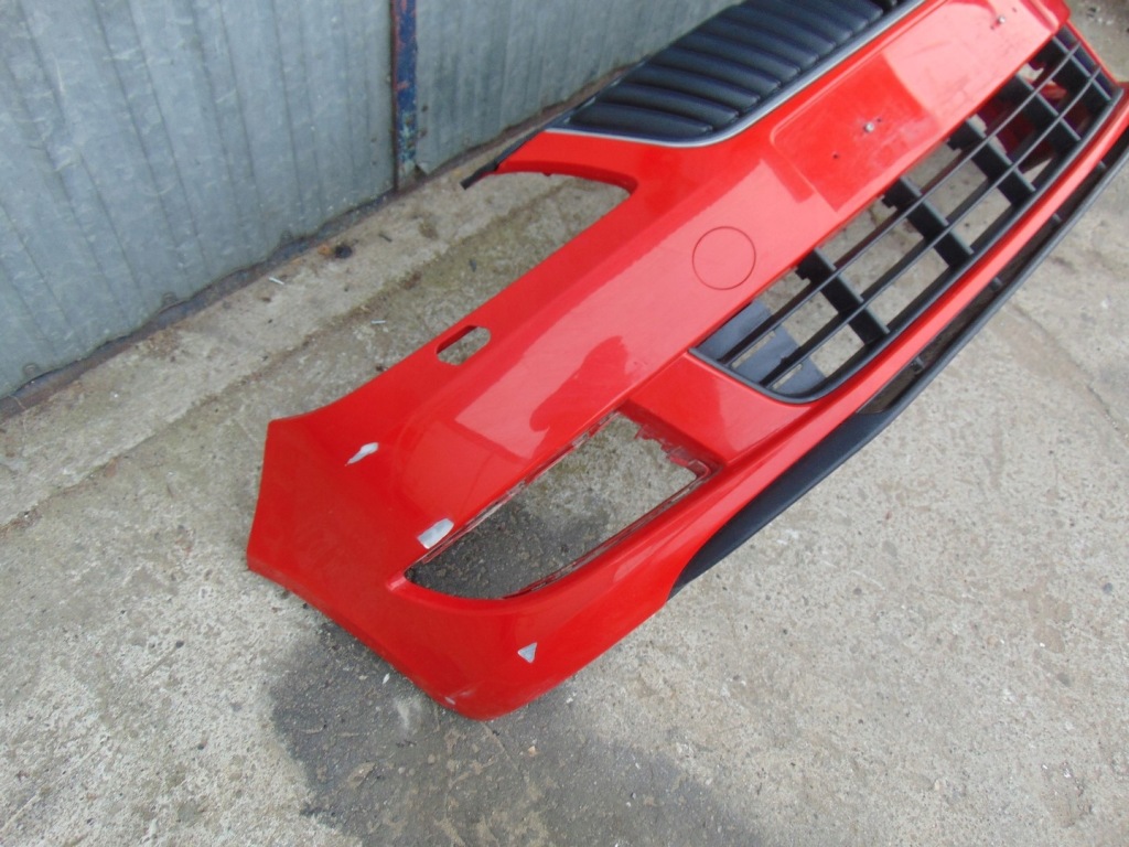 фото №12, Бампер перед skoda fabia ii lift решётка радиатора pod омыватель ксенон