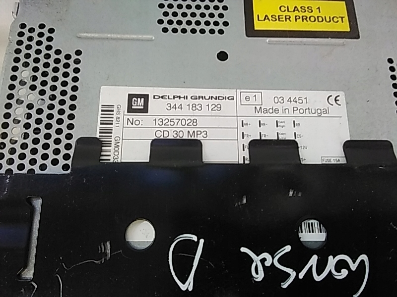 фото №2, B295 opel corsa d радіо cd заводський 13257028