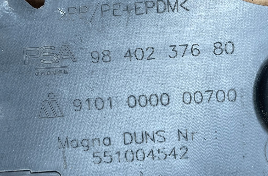 фото №10, Opel astra l vi спойлер защита нижняя бампера перед 9840237680