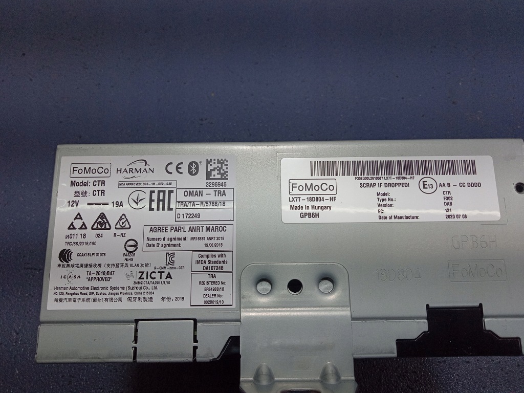 фото №3, Ford ecosport ii радио навигация lx7t-18d804-hf