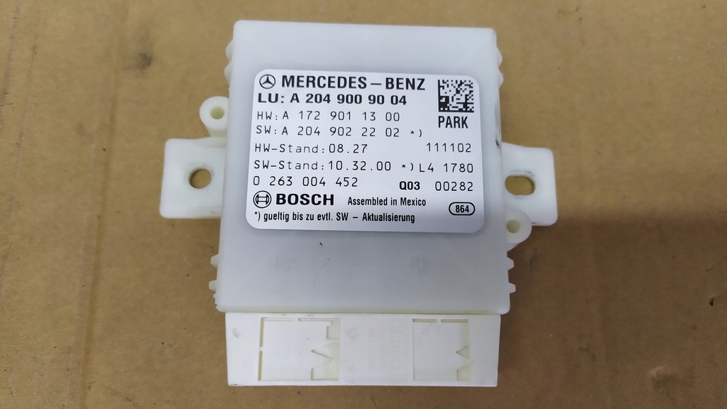 фото №1, Mercedes w204 lift модуль pdc a2049009004