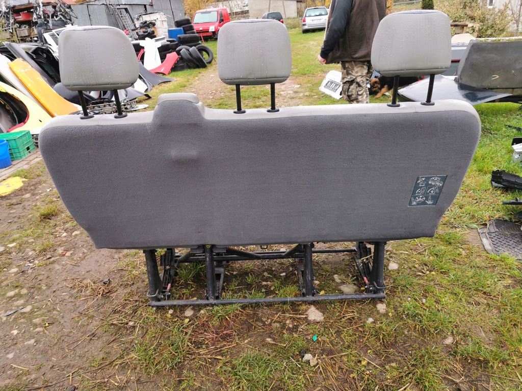 фото №4, Trafic ii vivaro заднее сиденье трёхместное сиденье 3 ряд