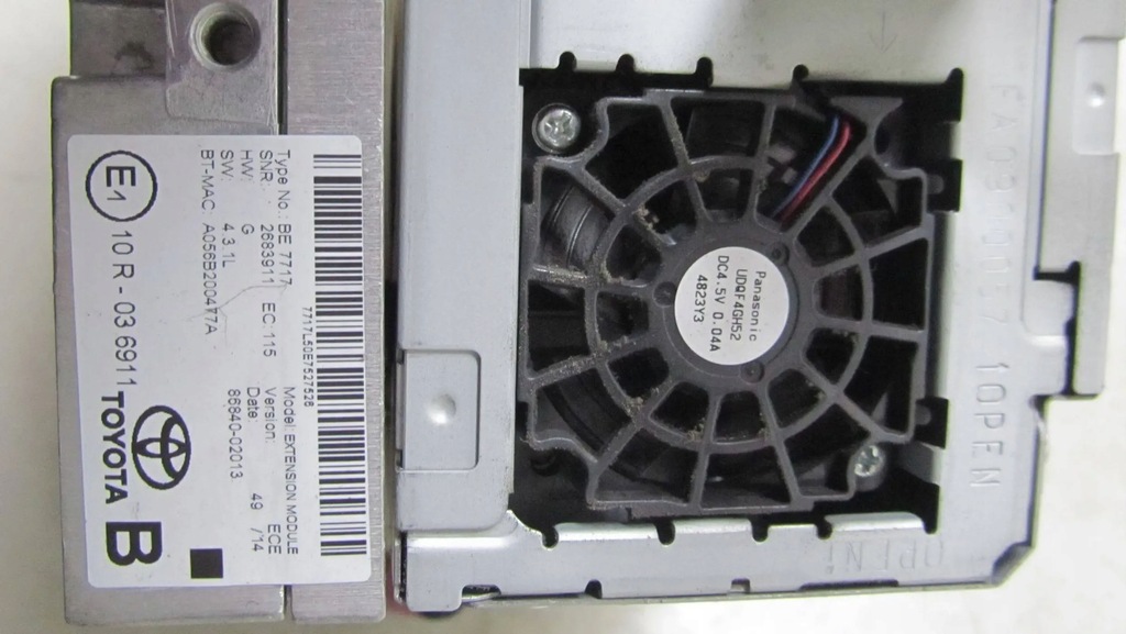 фото №6, Toyota verso lift радио навигация 86140-0f080