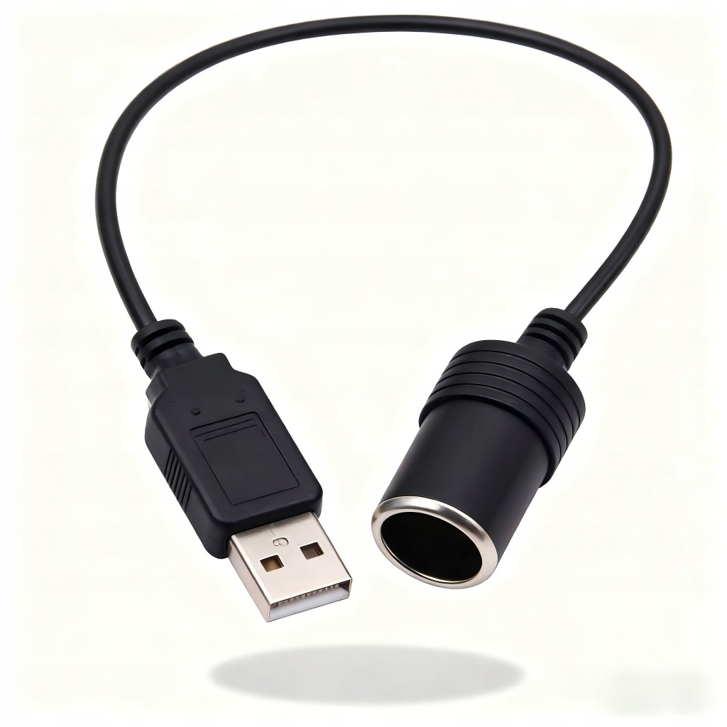 фото №1, Адаптер конвертер з usb na роз'єм прикурювача 12v