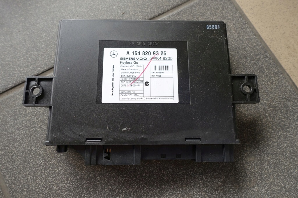 фото №1, Mercedes w251 w164 модуль keyless 1648209326