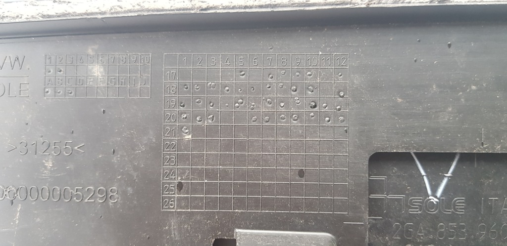 фото №5, Vw t-roc 2ga r-line 17- молдинг накладка na дверь правая перед