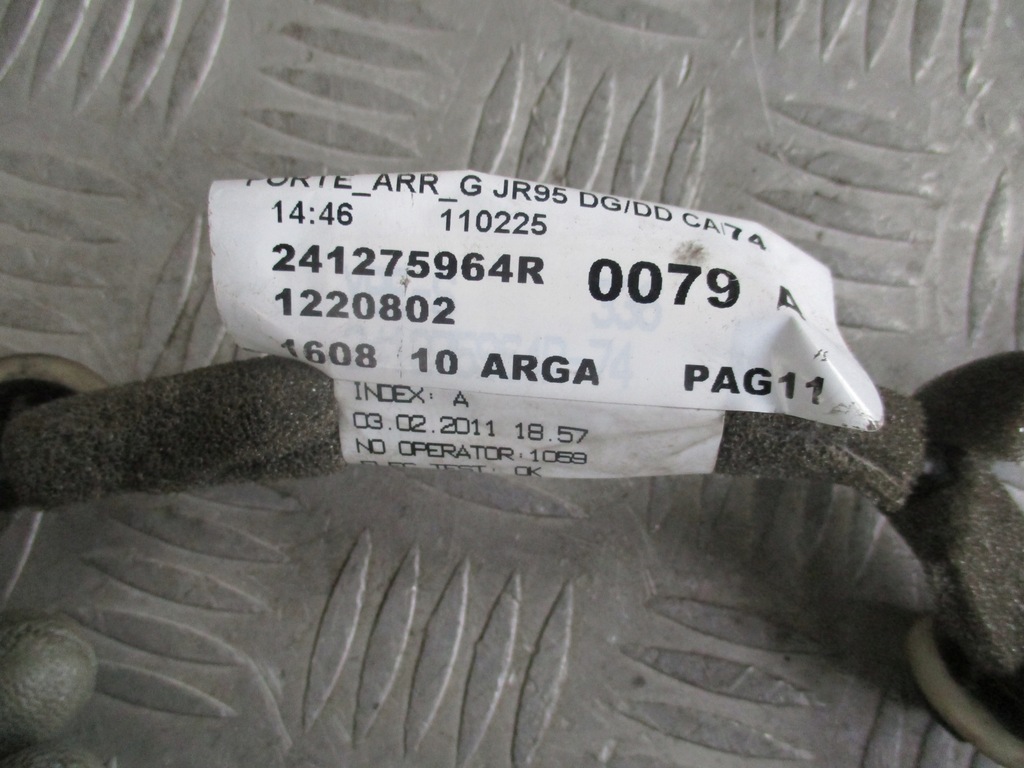 фото №7, Жгут дверь левый задняя renault scenic iii 09-16r 241275964