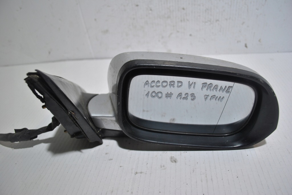 фото №1, Зеркало наружное правое honda accord vi 7 pin