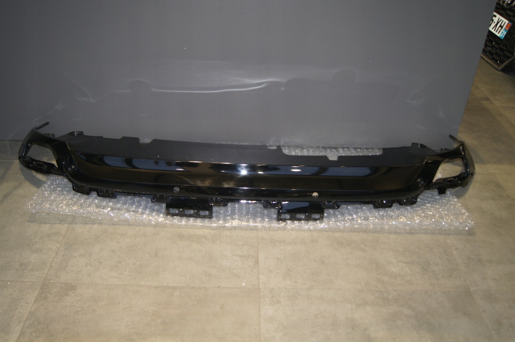 Бампер megane iv накладка задня спойлер чорний блиск ідеальний стан Зі Шроту