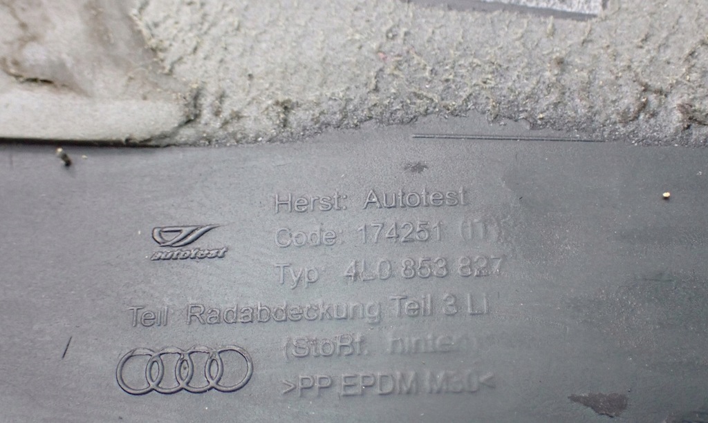фото №12, 4l0853827 молдинг бампера ліва задня audi q7