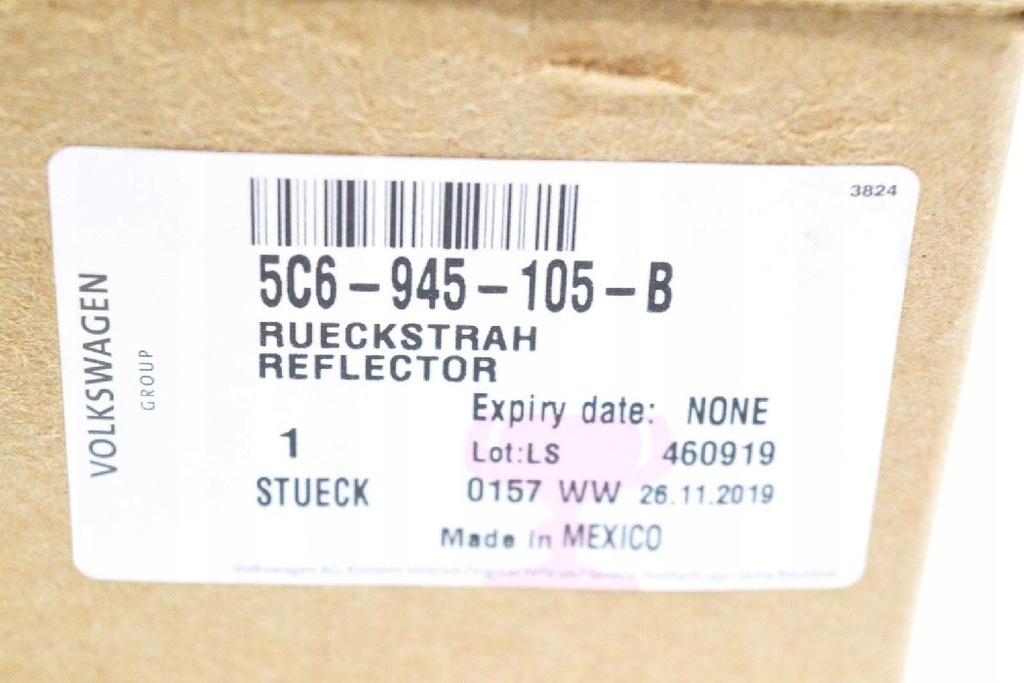 фото №9, Volkswagen jetta задній лівий відбивач оригінальний новий 5c6945105b