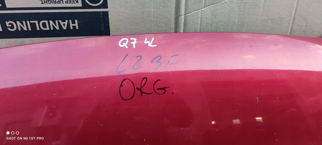 фото №16, Капот крышка двигателя audi q7 4l оригинал lz3f