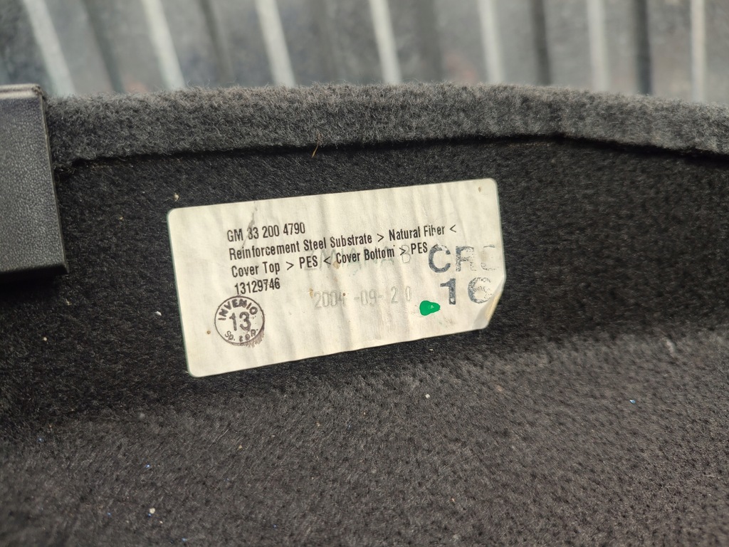 фото №9, Полка багажника opel astra h 13129746