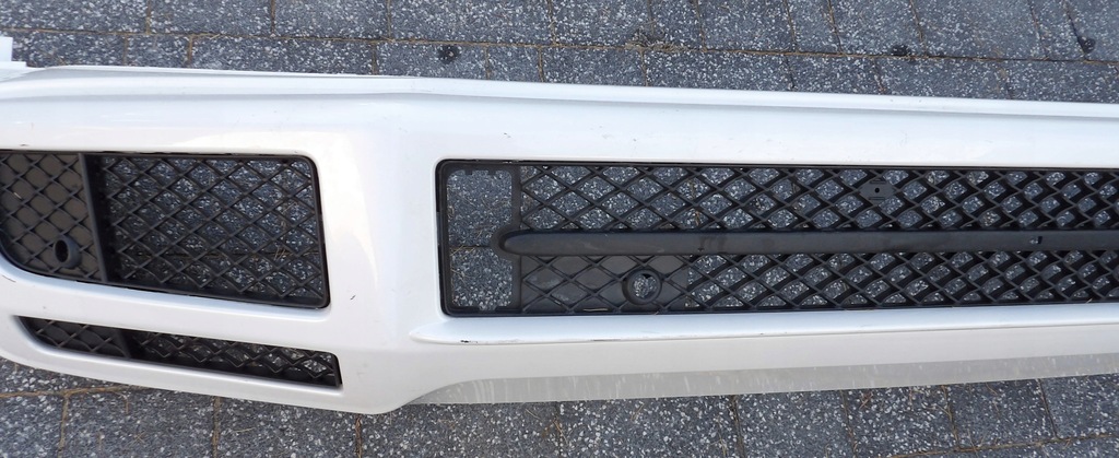 фото №8, Mercedes g klasa w463 бампер передній білий перламутр