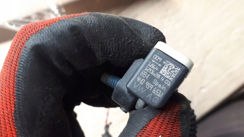 фото №10, A6 c7 4g датчик ударный колодка 4h0959651a a7