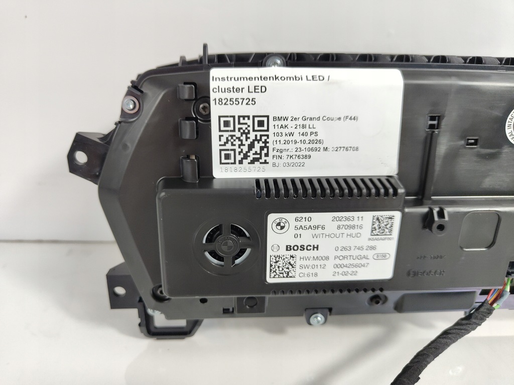 фото №7, Bmw f40 f44 z4 g29 лічильник прилади led 5a5a9f6 віртуальний bez hud