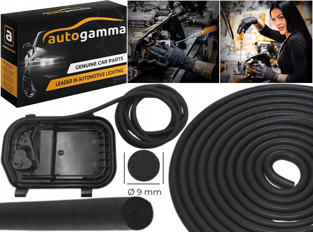 фото №8, Прокладка do dekielków parujący фара 60cm 9mm відновлення фари