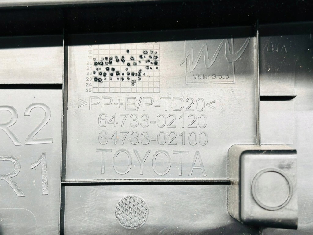 фото №13, Corolla e21 kombi обшивка багажника góra правый правая bez led obtarty