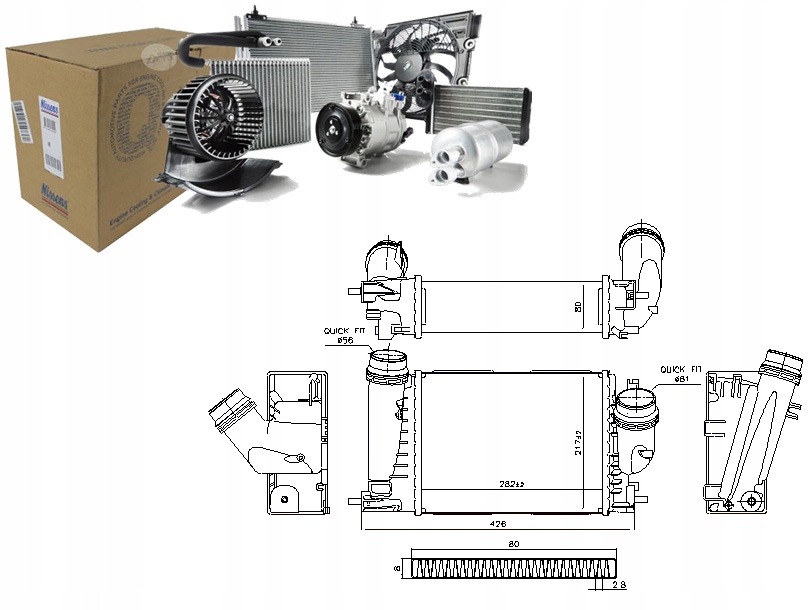 фото №1, Інтеркулер радіатор повітря впускний renault espace v grand