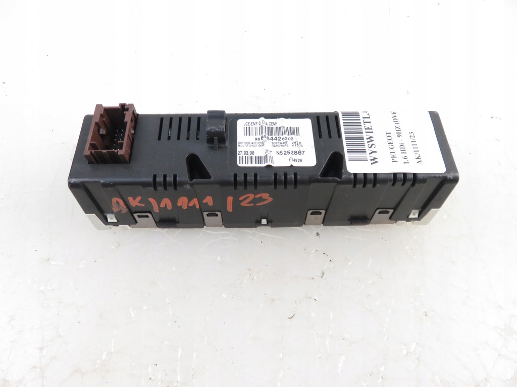 фото №7, Дисплей peugeot 308 4a_, 4c_ 9646444280