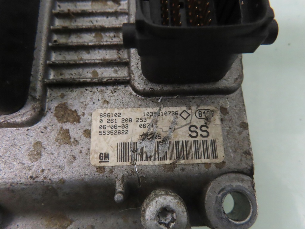 фото №6, Замок запалювання блок керування opel corsa c 1.2 16v twinport z12xep 0261208253 55352622