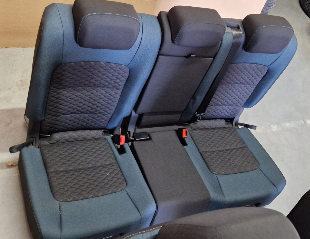 фото №7, Сидіння заднє сидіння vw golf sportsvan jak nowe підігрів оригінал