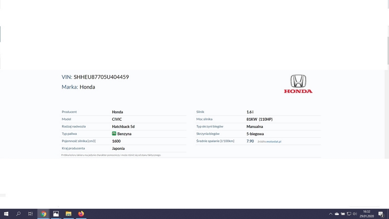 фото №5, Honda civic vii подушка водія 77800-s6d-g112