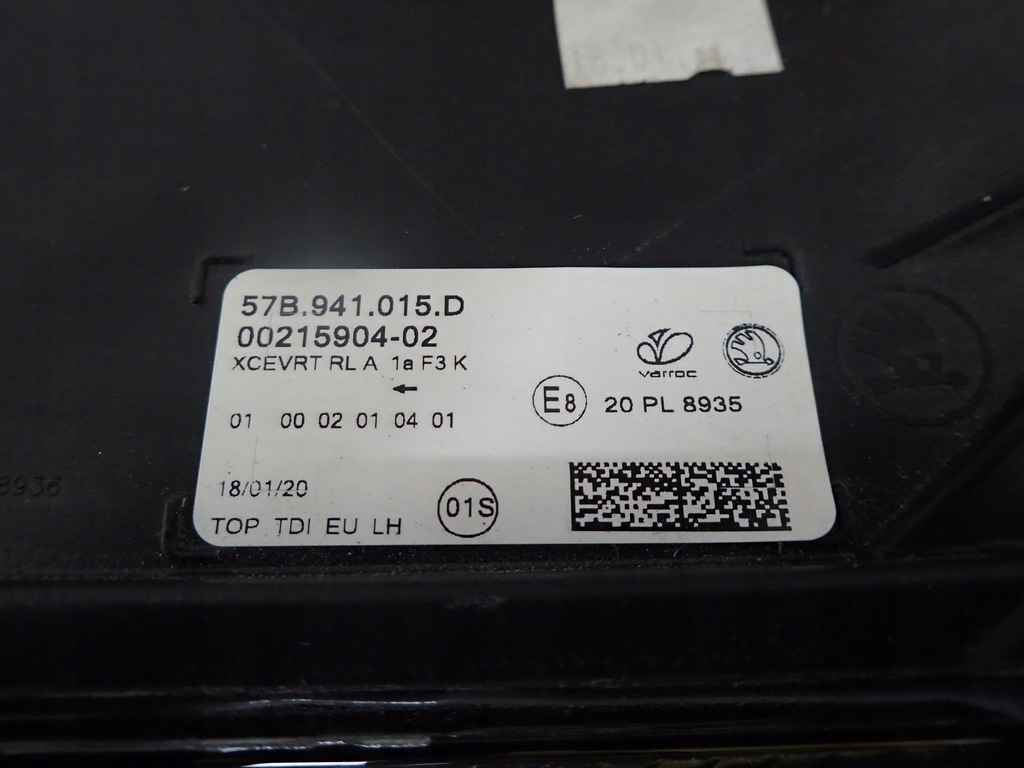 фото №13, Karoq лампа левая 57b941015d оригинал europa