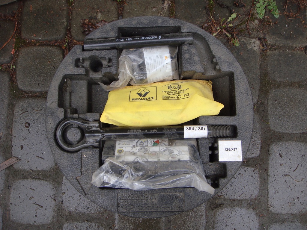 фото №1, Набір колеса запасного do clio iv компресор вкладиш