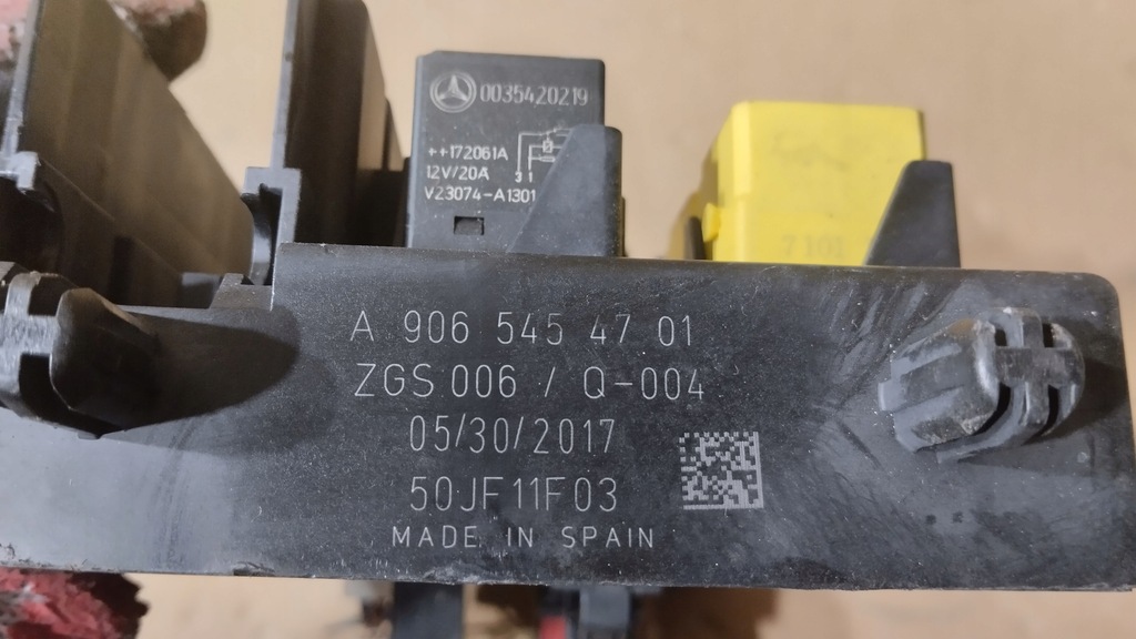 фото №7, Коробка запобіжників mercedes sprinter w906 lift vw crafter i a9065454701