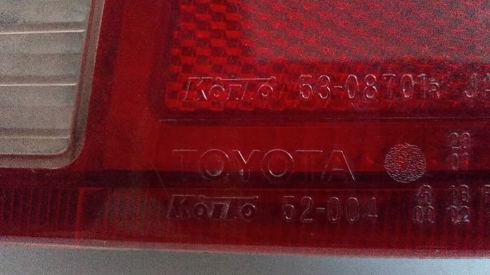 фото №7, Лампа правая задняя toyota yaris i 2002r.