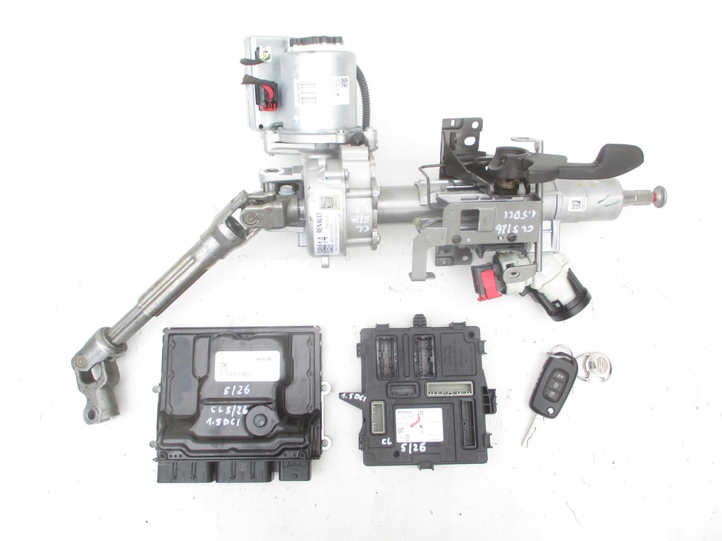 фото №1, Renault clio v captur ii бортовий комп'ютер набір стартовий 1.5 blue dci 19-24 rok