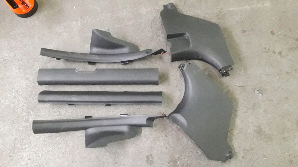 фото №1, Kia stinger 2017- молдинг защита na порог порог